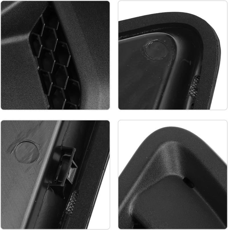 Fraylis Driver Side and Passenger Side Hood Vent Bezel for 2018-2024 Wrangler Gladiator 68293748AF 68293749AF 68293748AB - Image 5